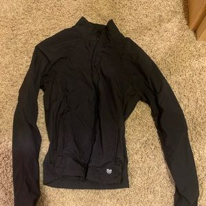 Black athletic zip up